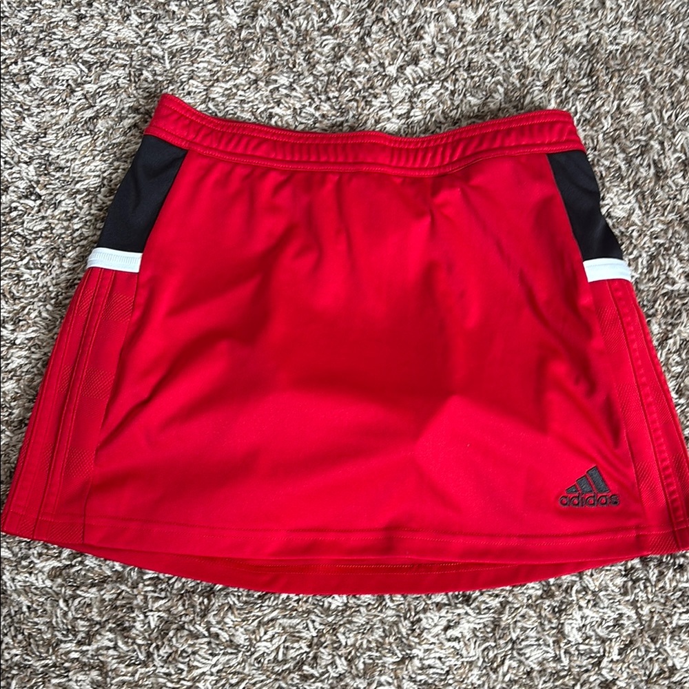 Adidas Red Athletic Skirt